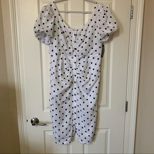 NWT New York and company polka dot dress